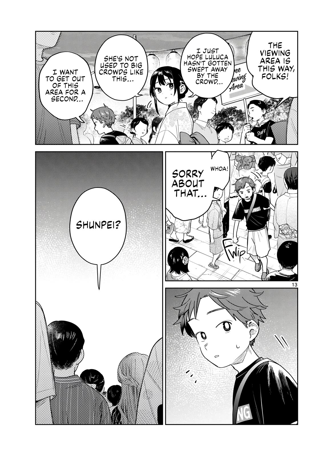 Futari Bus Chapter 33 page 13 - Chapter 33: Summer Festival