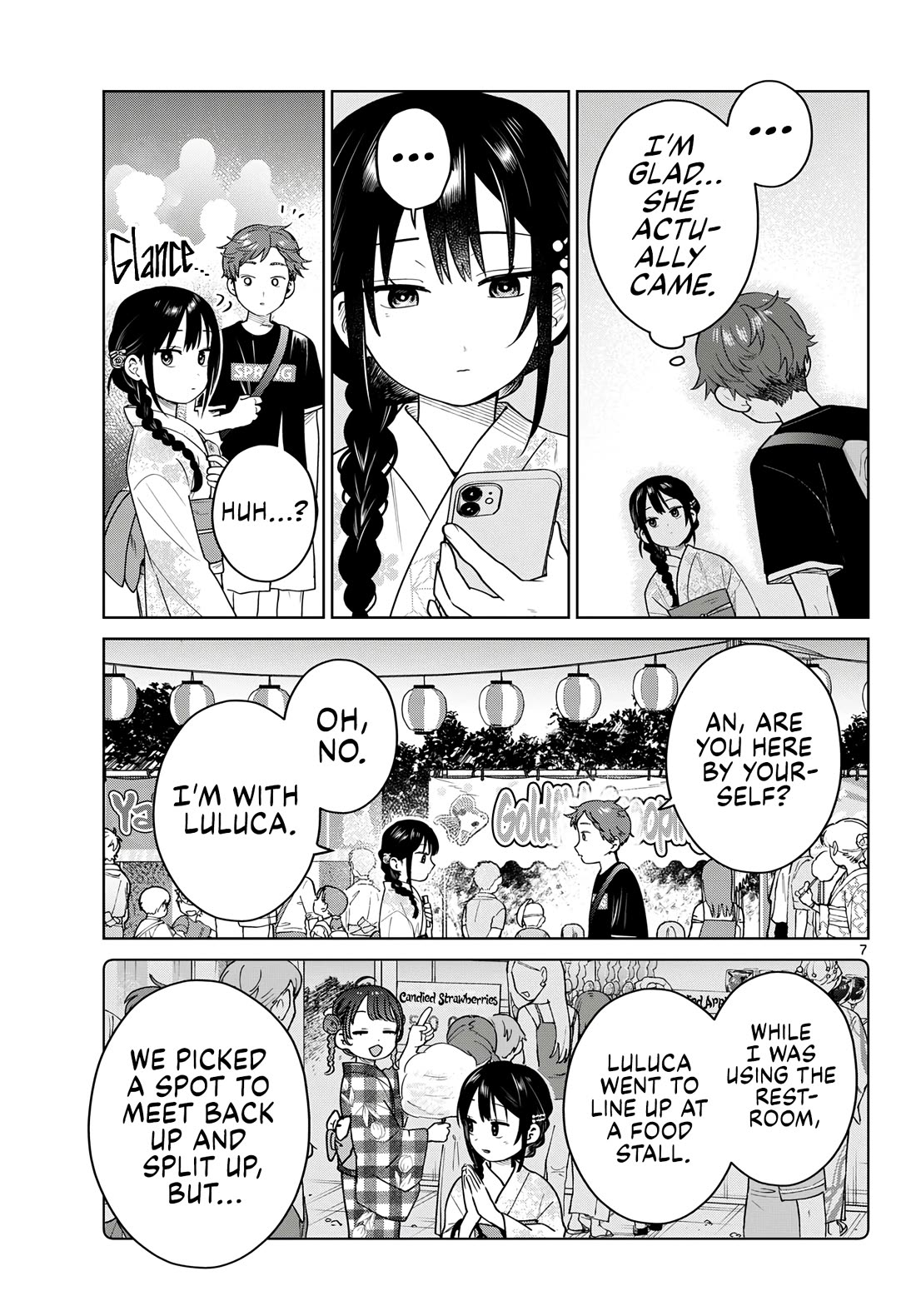 Futari Bus Chapter 33 page 7 - Chapter 33: Summer Festival