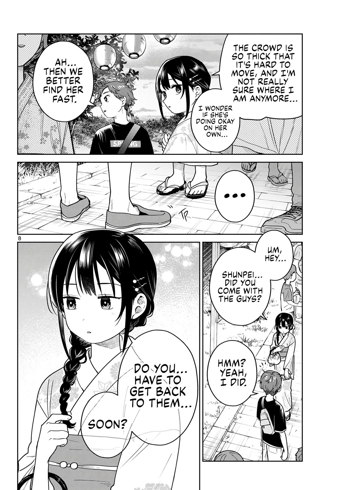 Futari Bus Chapter 33 page 8 - Chapter 33: Summer Festival