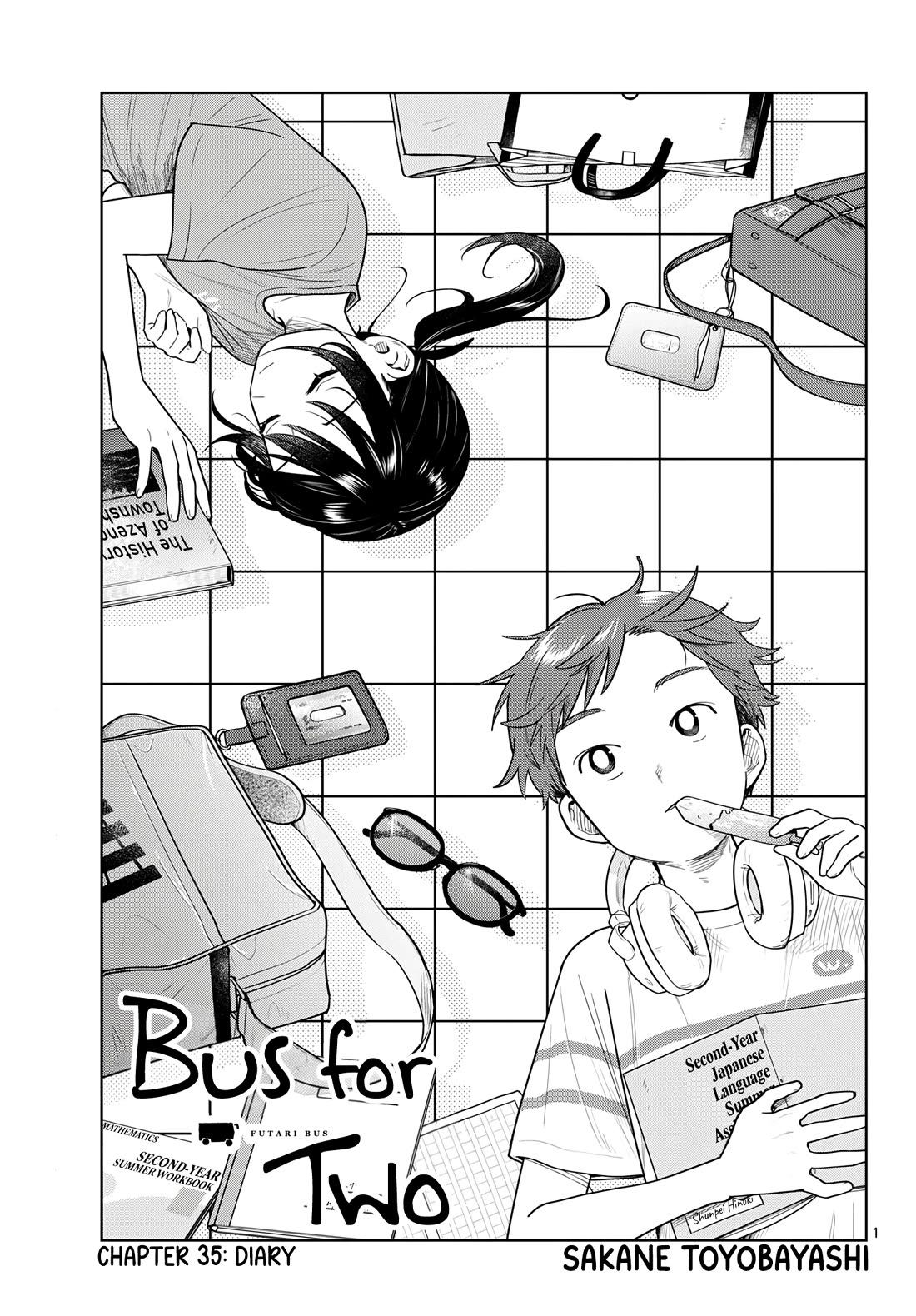 Futari Bus Chapter 35 page 1 - Chapter 35: Diary