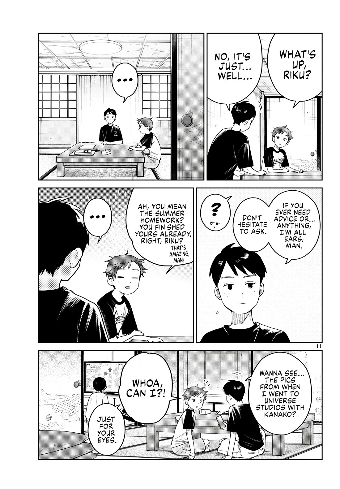 Futari Bus Chapter 35 page 11 - Chapter 35: Diary