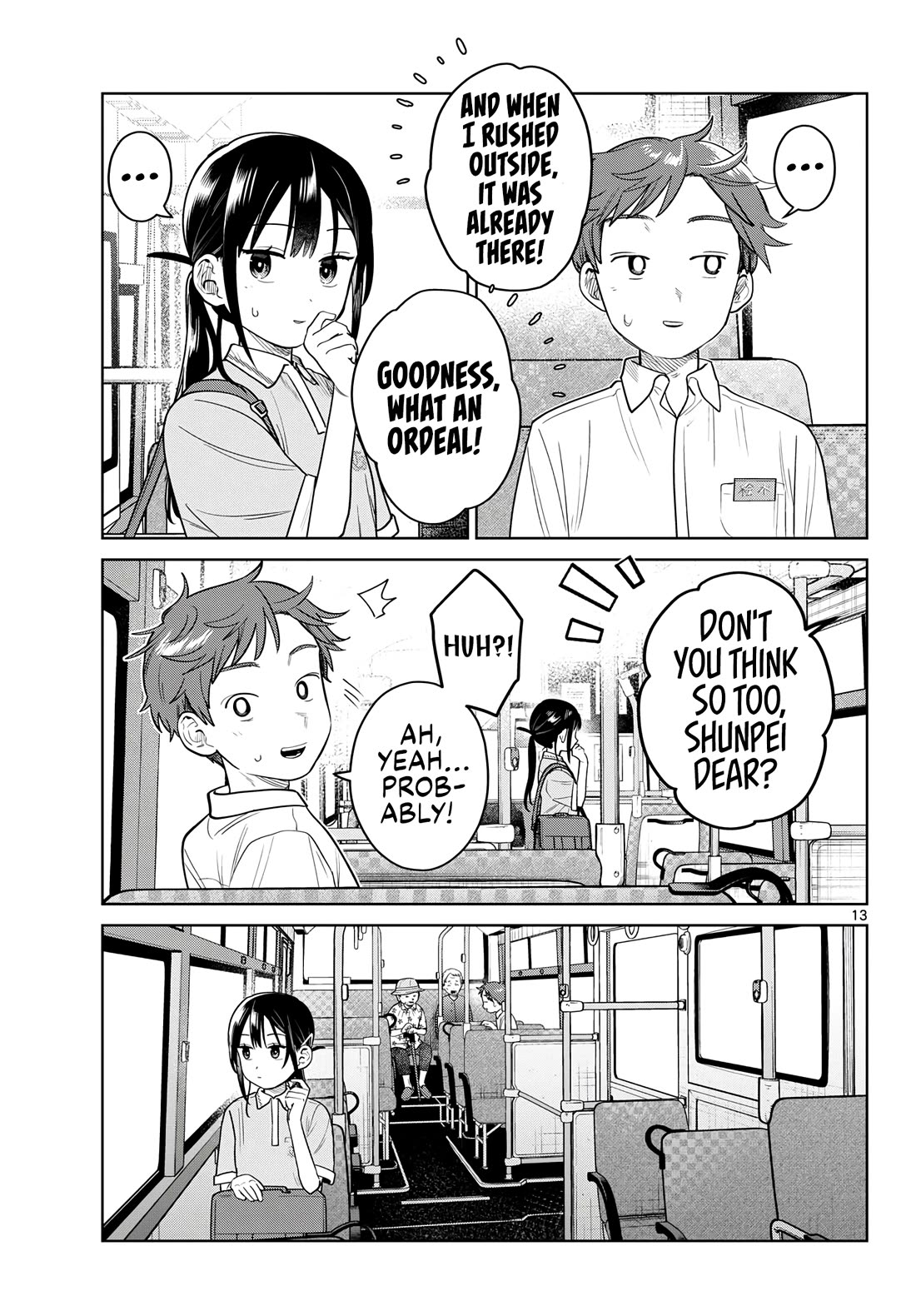 Futari Bus Chapter 37 page 13 - Chapter 37: On the Bus Again