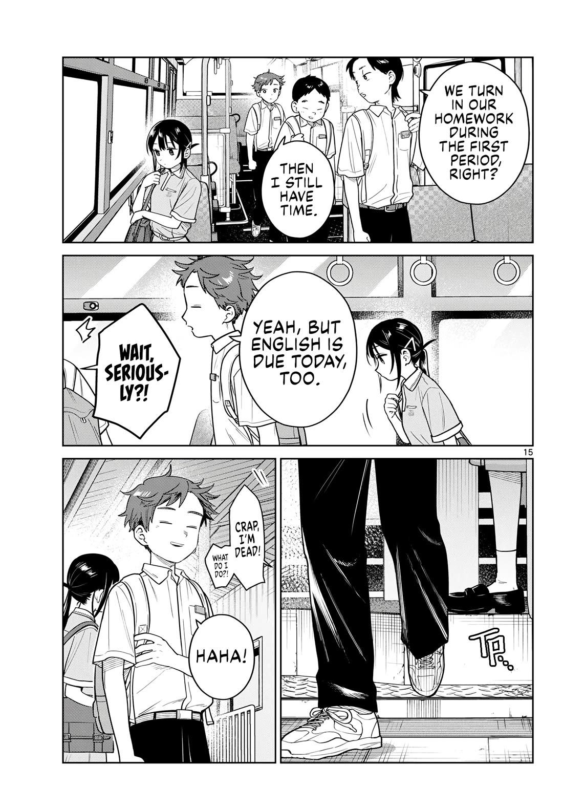 Futari Bus Chapter 37 page 15 - Chapter 37: On the Bus Again
