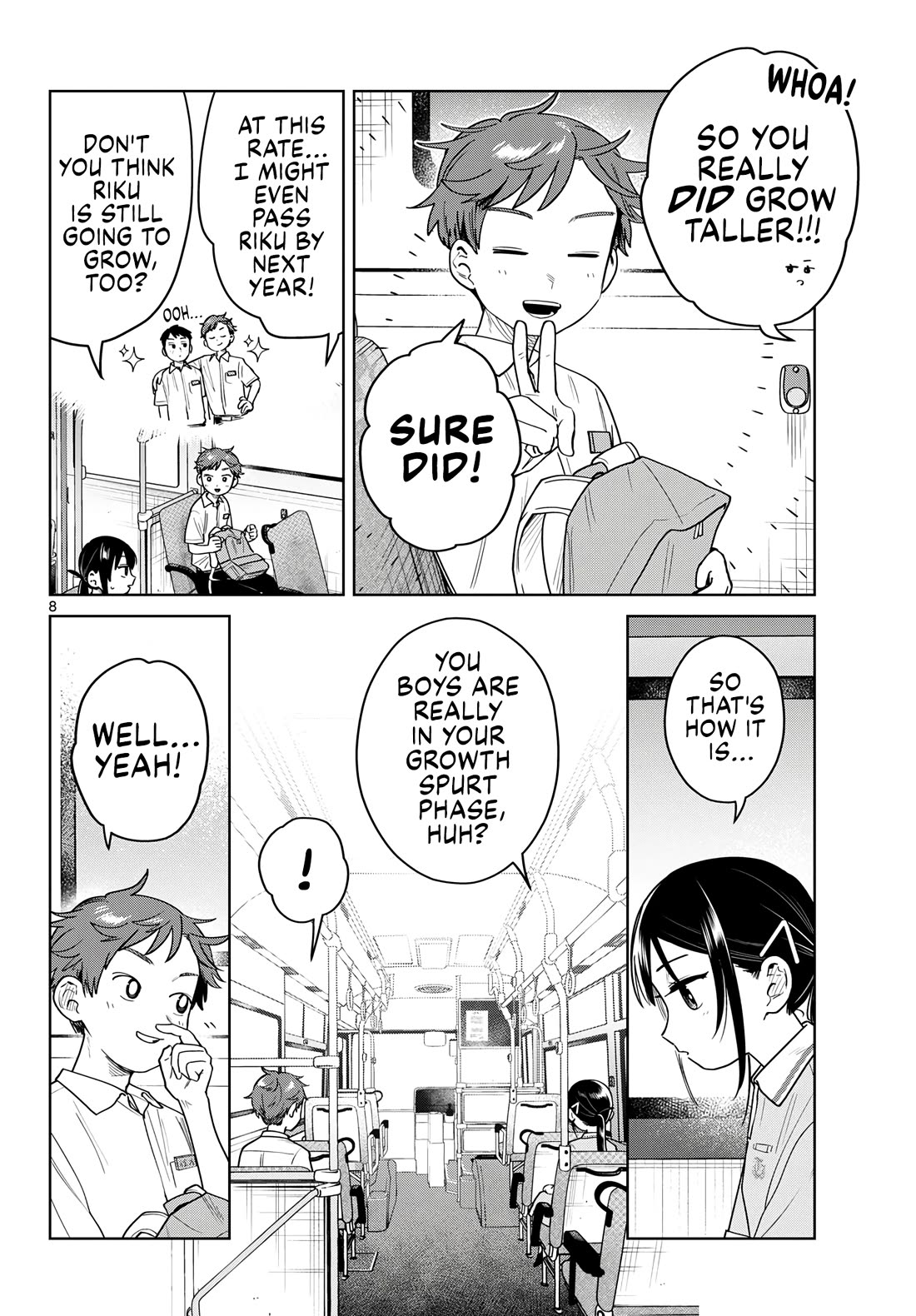 Futari Bus Chapter 38 page 8 - Chapter 38: Growth Spurt