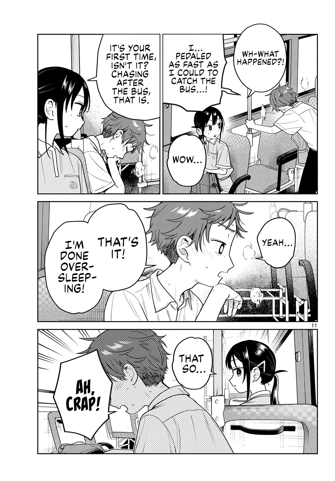 Futari Bus Chapter 39 page 11 - Chapter 39: Just a Touch