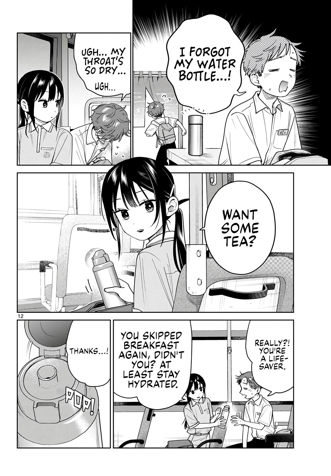 Futari Bus Chapter 39 page 12 - Chapter 39: Just a Touch