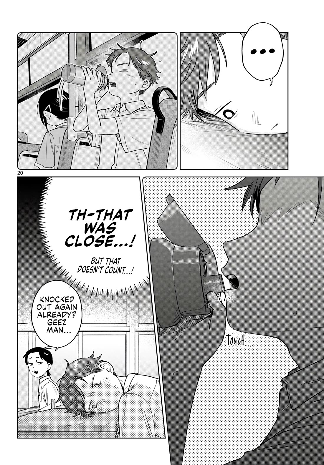 Futari Bus Chapter 39 page 20 - Chapter 39: Just a Touch
