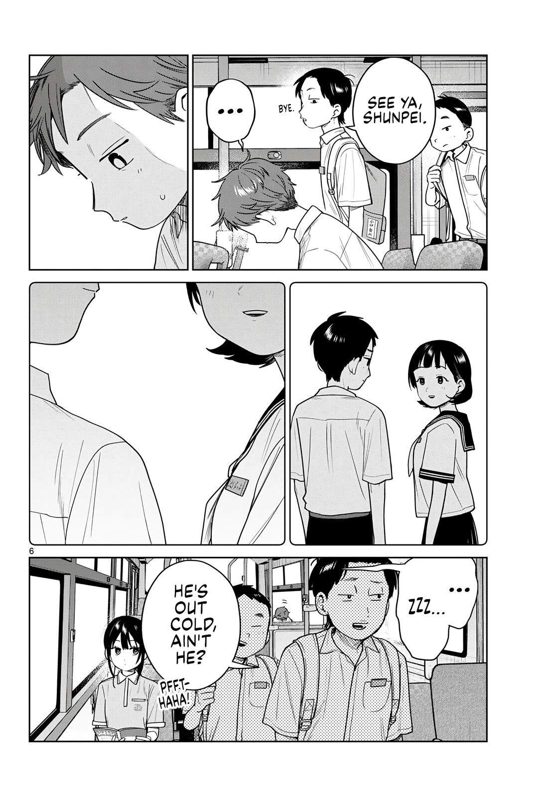 Futari Bus Chapter 39 page 6 - Chapter 39: Just a Touch