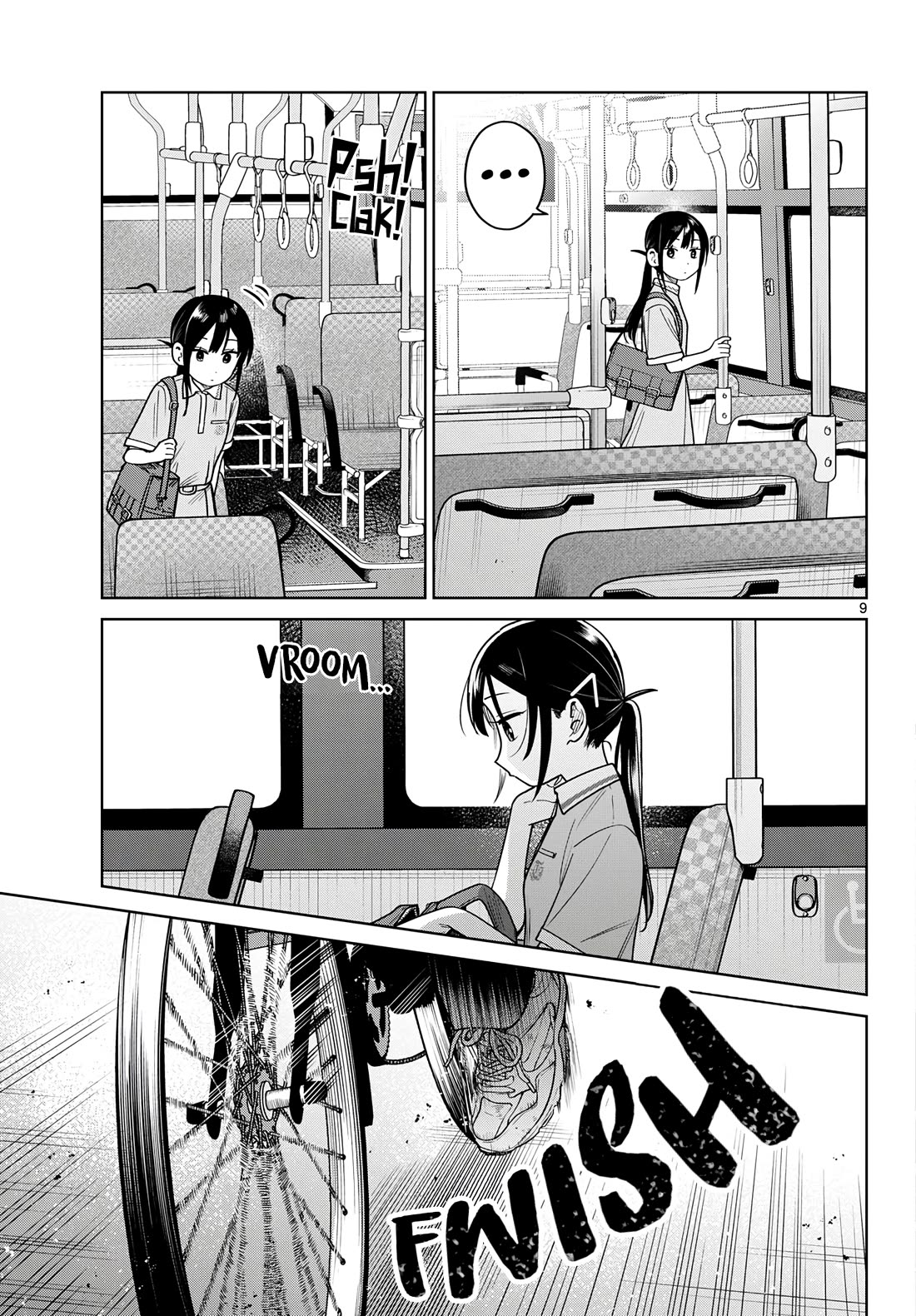 Futari Bus Chapter 39 page 9 - Chapter 39: Just a Touch