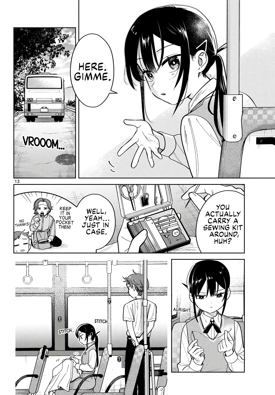 Futari Bus Chapter 4 page 13 - Chapter 4: Thread Knot
