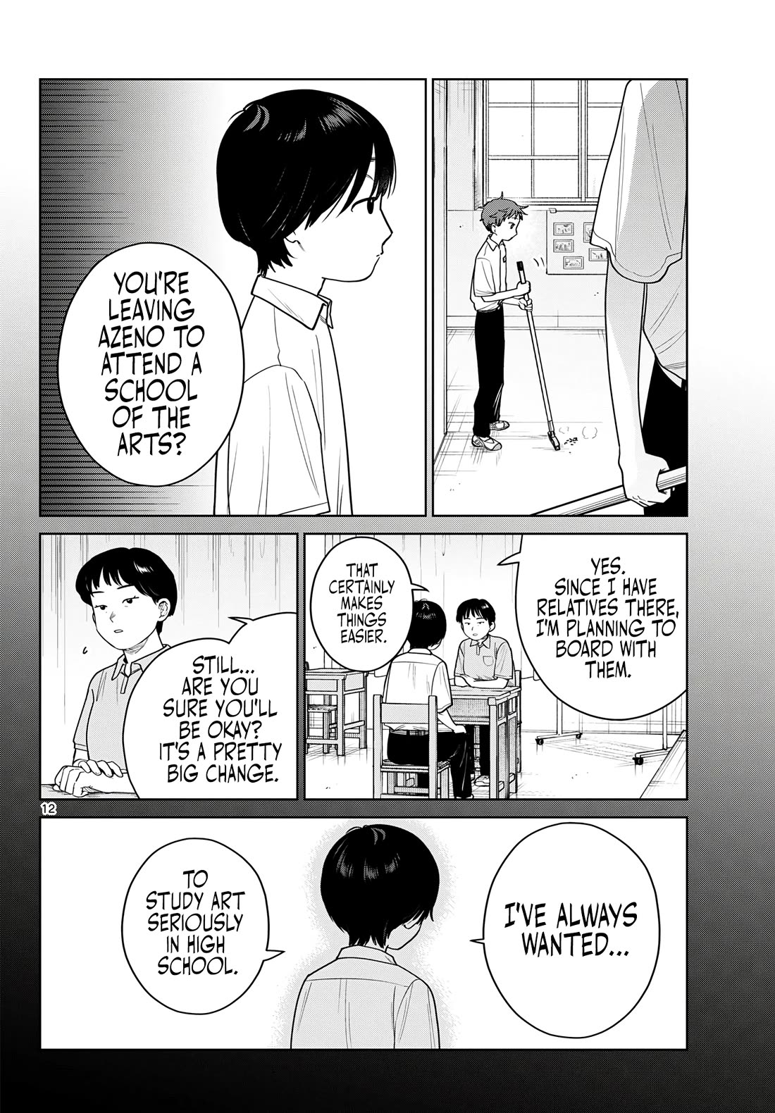 Futari Bus Chapter 40 page 12 - Chapter 40: One Year Older