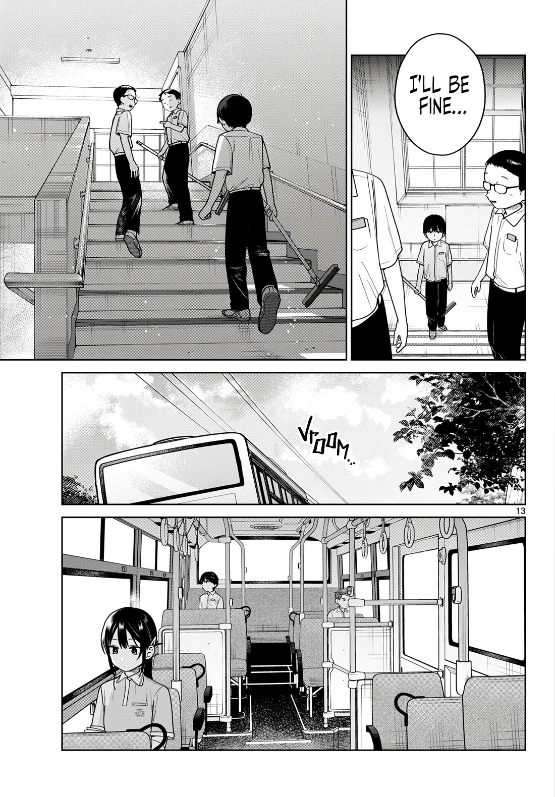 Futari Bus Chapter 40 page 13 - Chapter 40: One Year Older