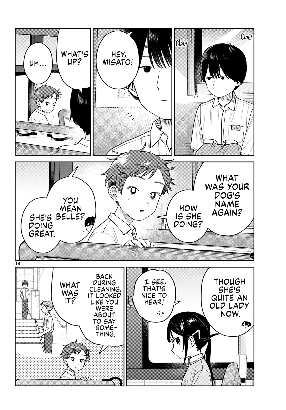 Futari Bus Chapter 40 page 14 - Chapter 40: One Year Older