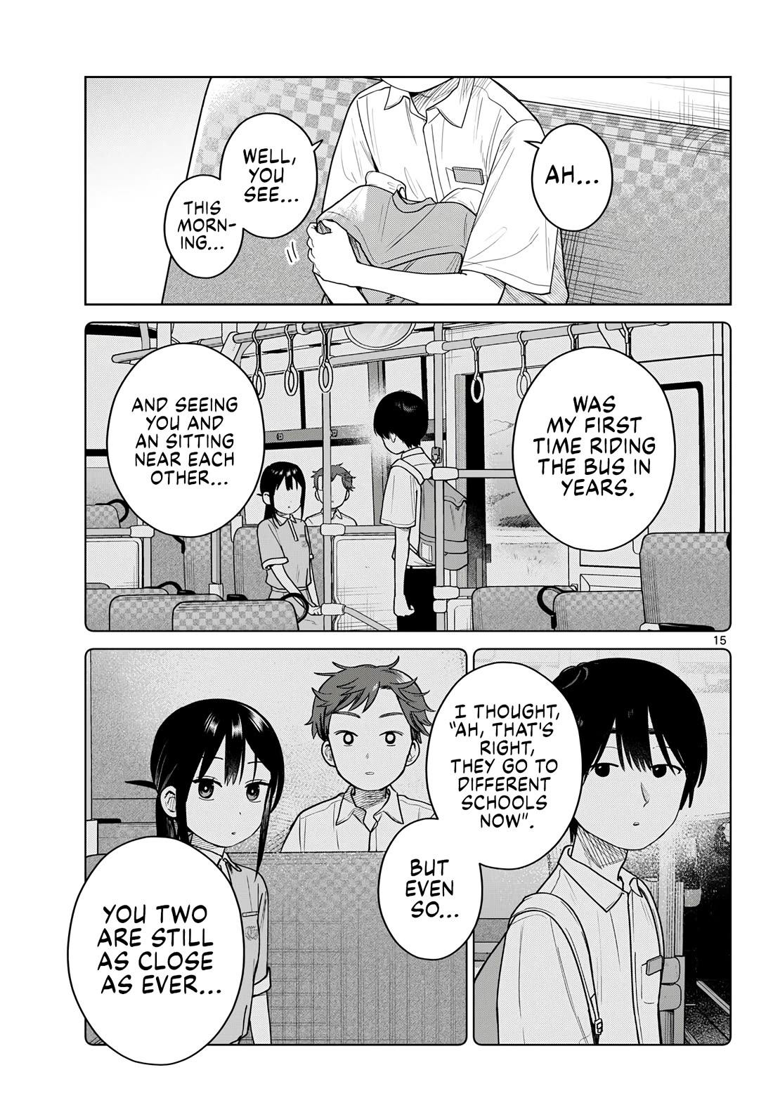 Futari Bus Chapter 40 page 15 - Chapter 40: One Year Older