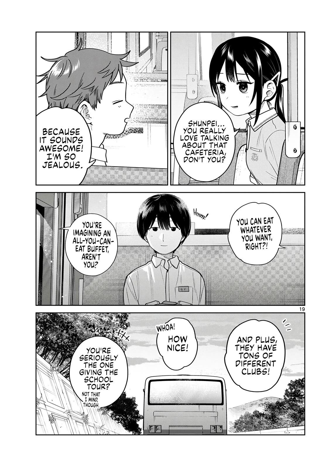 Futari Bus Chapter 40 page 19 - Chapter 40: One Year Older