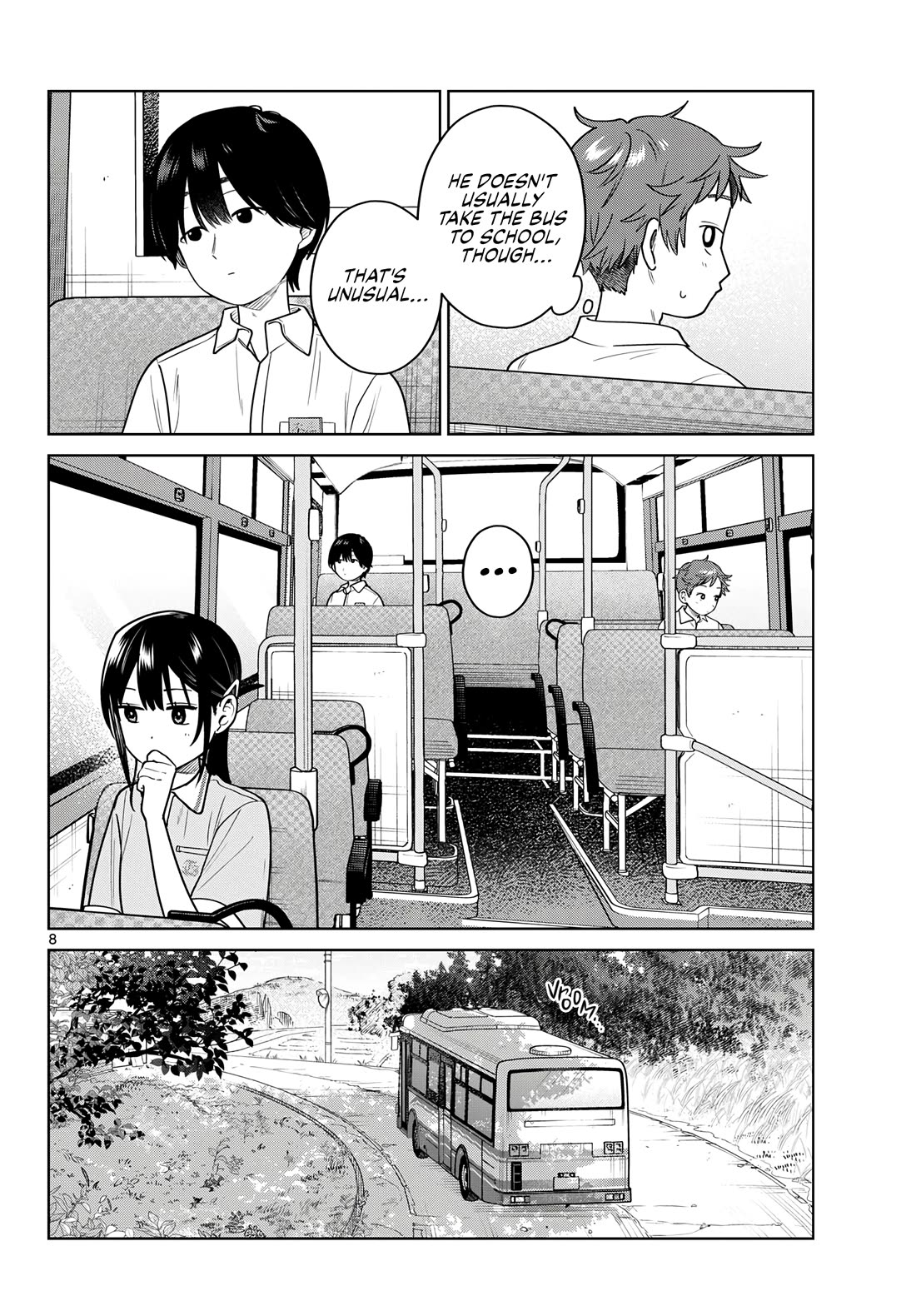 Futari Bus Chapter 40 page 8 - Chapter 40: One Year Older