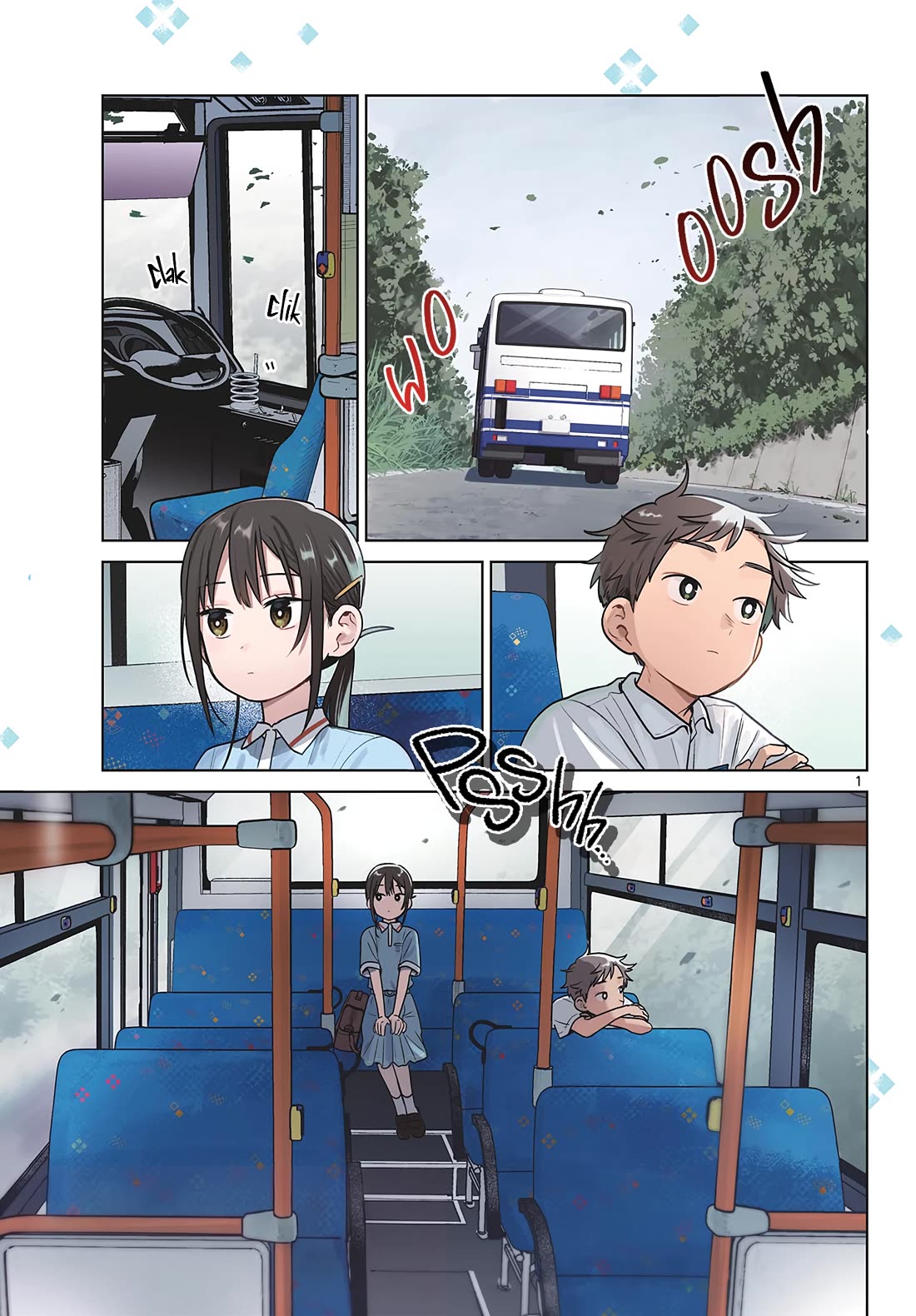 Futari Bus Chapter 41 page 1 - Chapter 41: Stormy Day