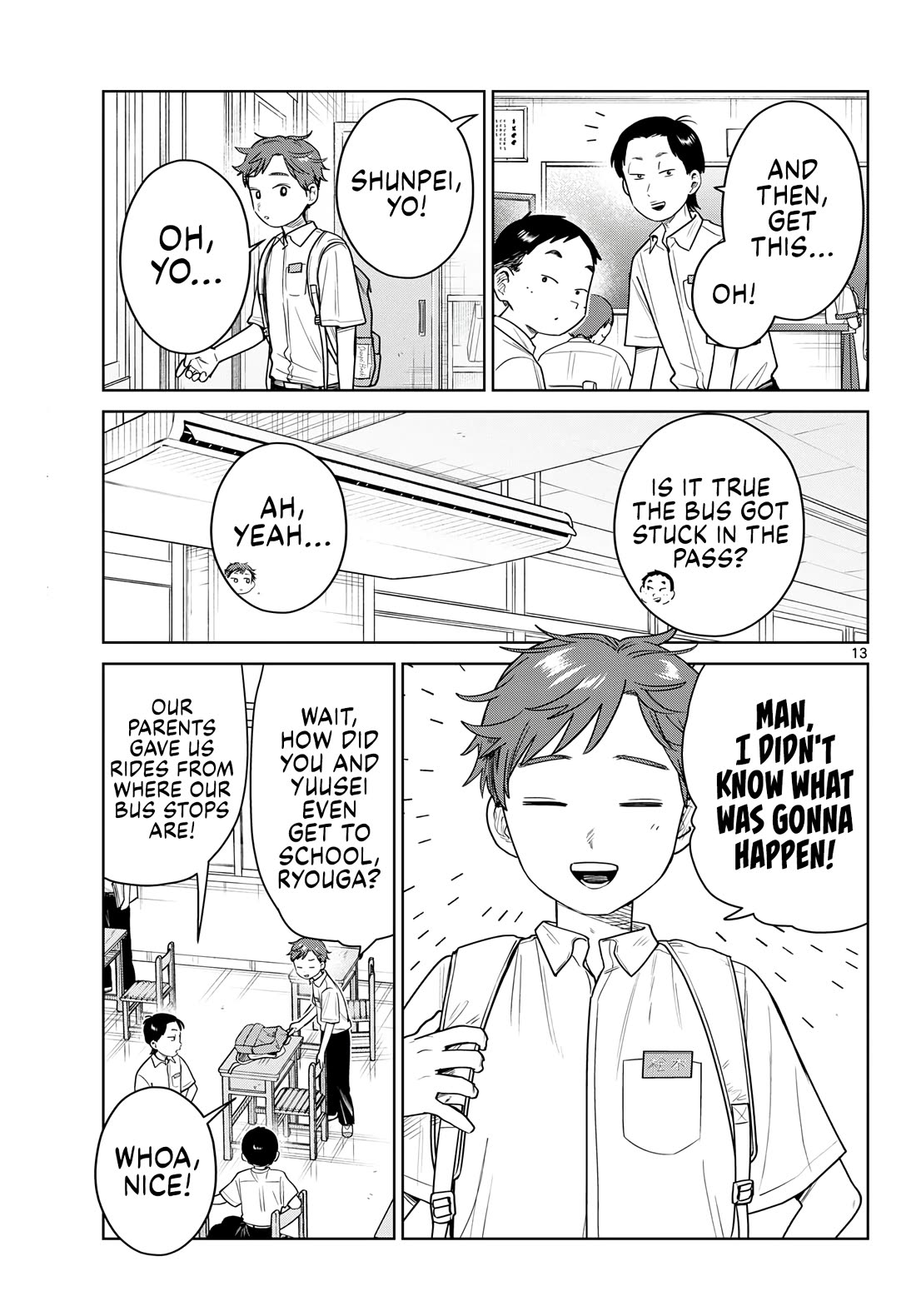 Futari Bus Chapter 42 page 13 - Chapter 42: Stormy