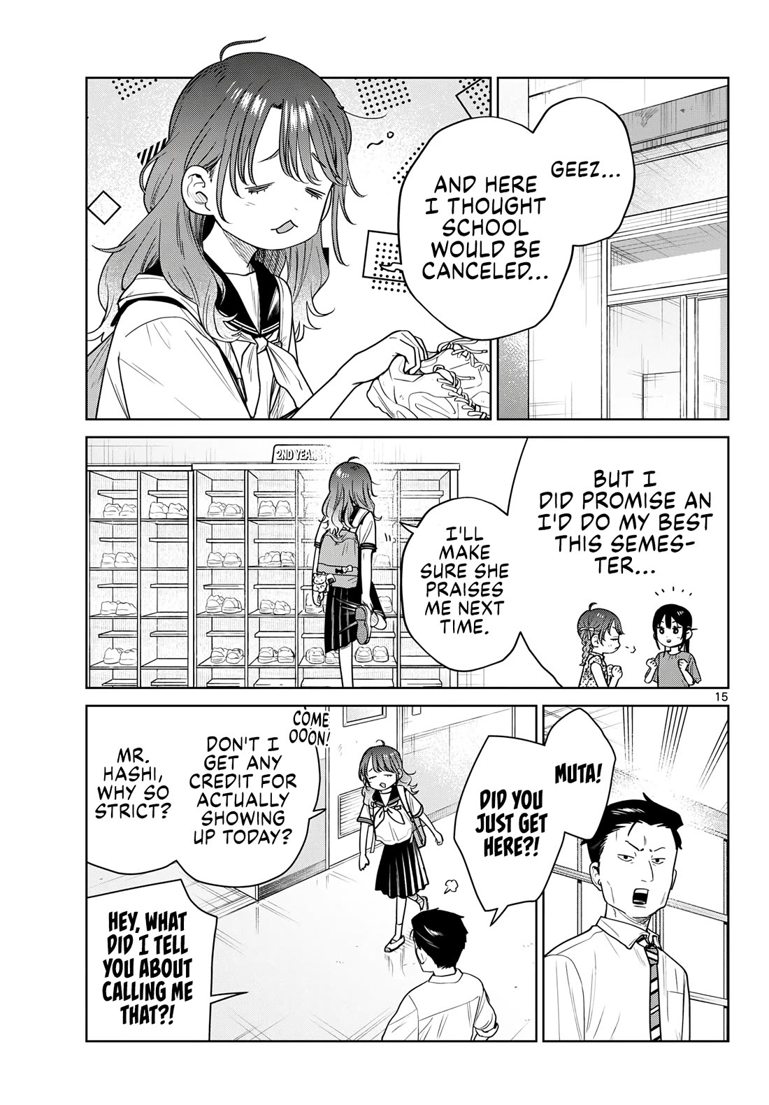 Futari Bus Chapter 42 page 15 - Chapter 42: Stormy