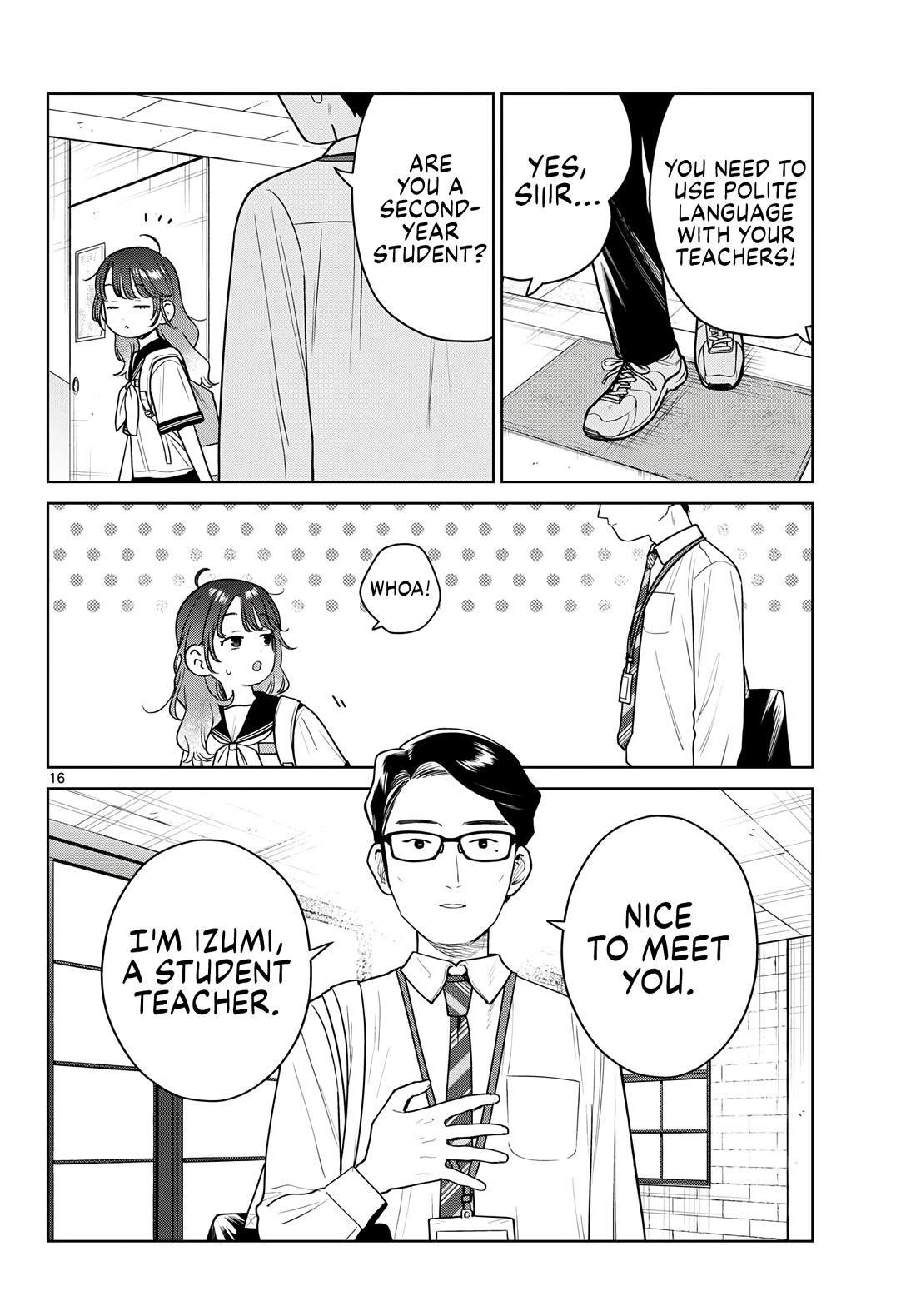 Futari Bus Chapter 42 page 16 - Chapter 42: Stormy