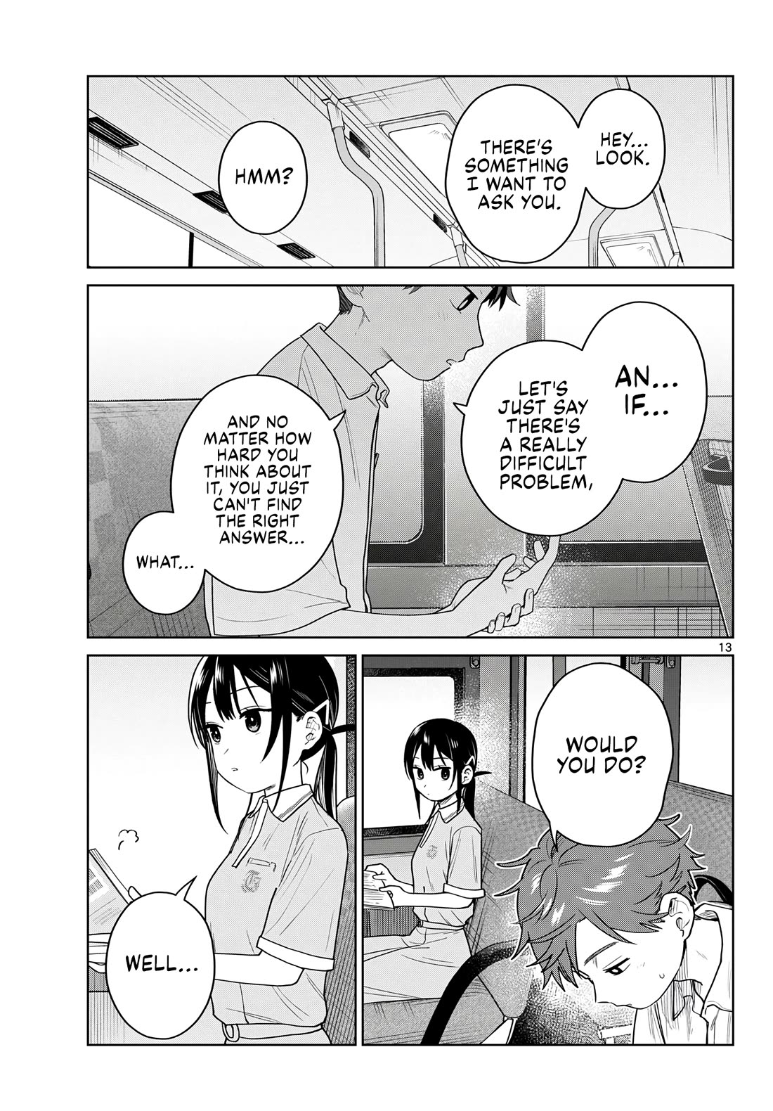 Futari Bus Chapter 43 page 13 - Chapter 43: Up in the Air