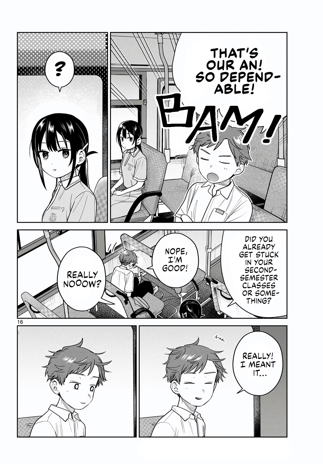 Futari Bus Chapter 43 page 16 - Chapter 43: Up in the Air
