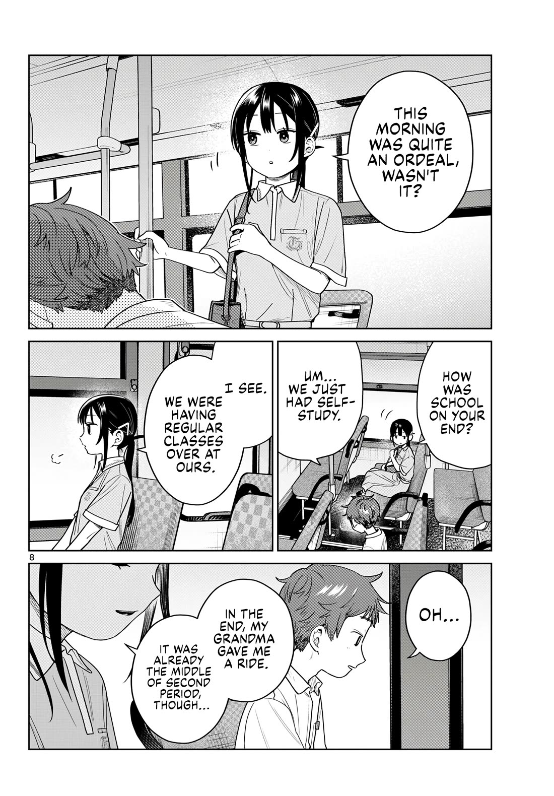 Futari Bus Chapter 43 page 8 - Chapter 43: Up in the Air