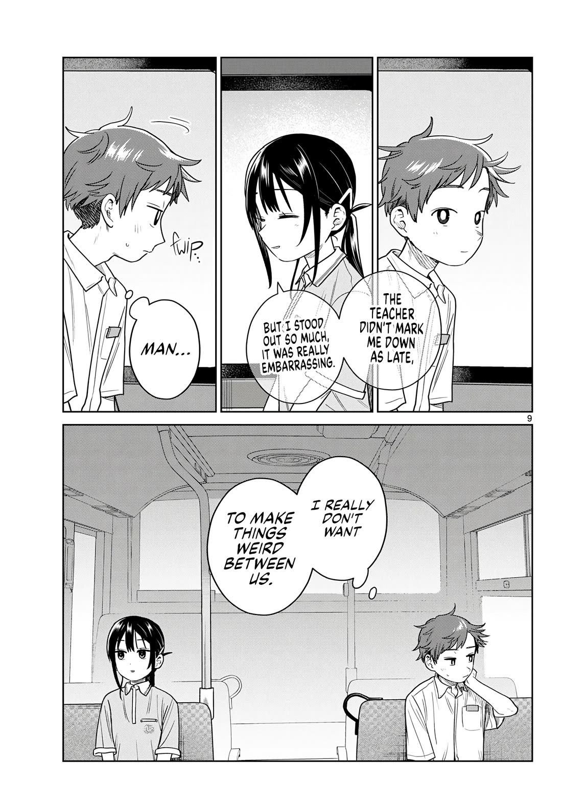 Futari Bus Chapter 43 page 9 - Chapter 43: Up in the Air
