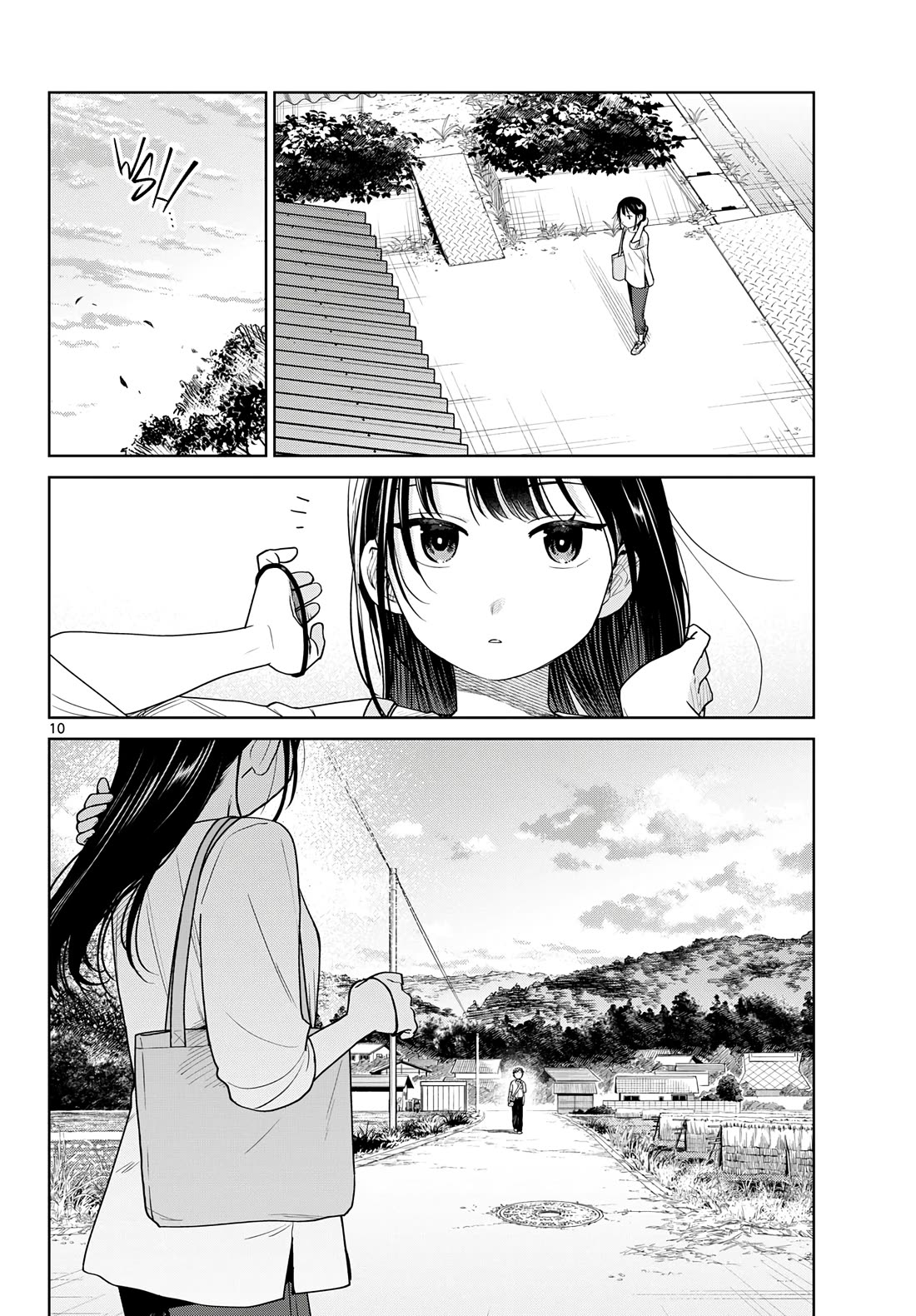 Futari Bus Chapter 44 page 10 - Chapter 44: Fluttering Hair