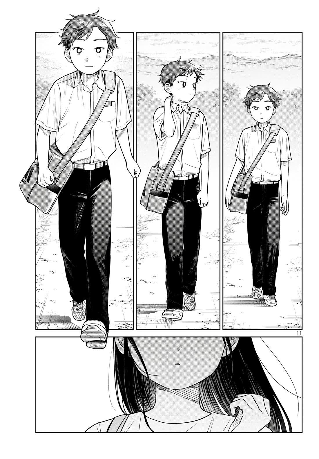 Futari Bus Chapter 44 page 11 - Chapter 44: Fluttering Hair