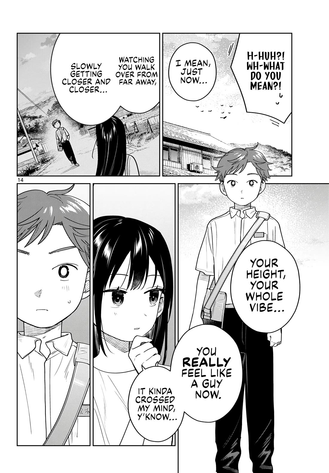Futari Bus Chapter 44 page 14 - Chapter 44: Fluttering Hair