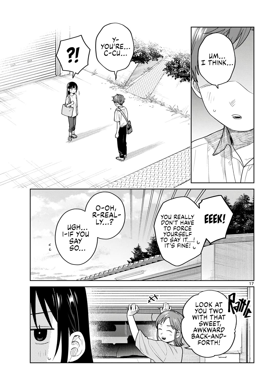 Futari Bus Chapter 44 page 17 - Chapter 44: Fluttering Hair