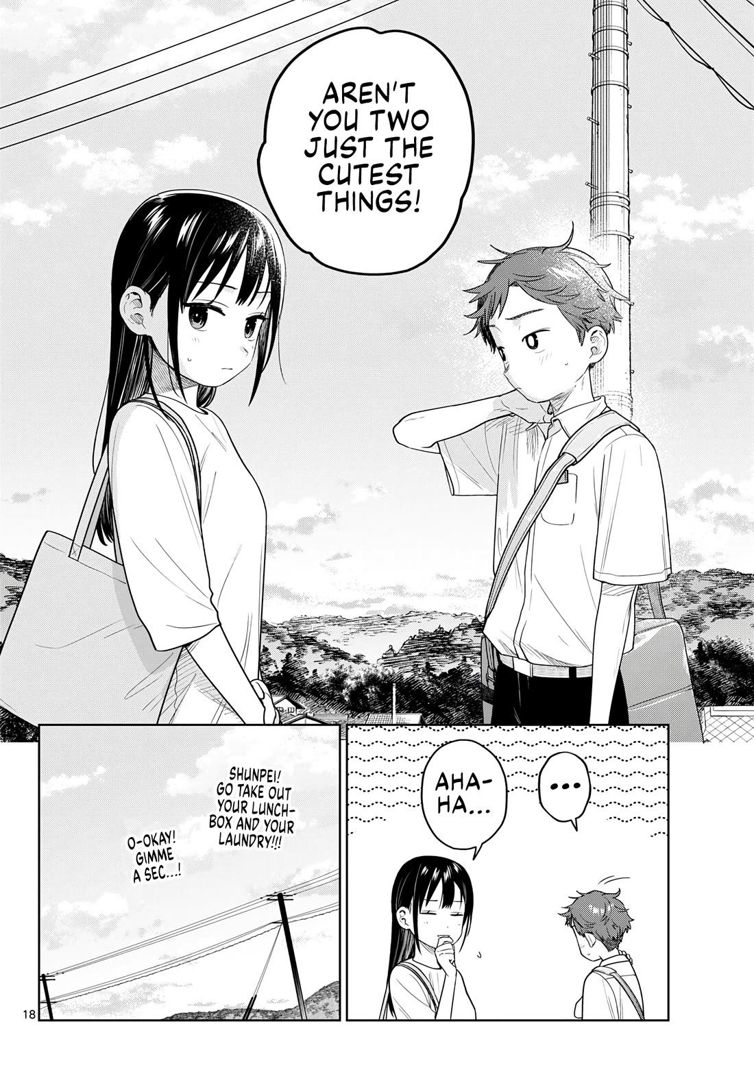 Futari Bus Chapter 44 page 18 - Chapter 44: Fluttering Hair