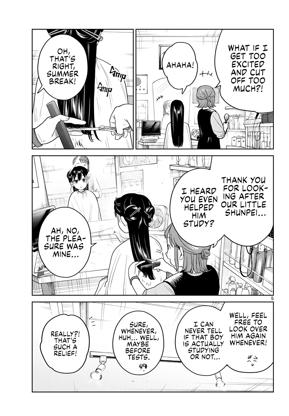 Futari Bus Chapter 44 page 5 - Chapter 44: Fluttering Hair