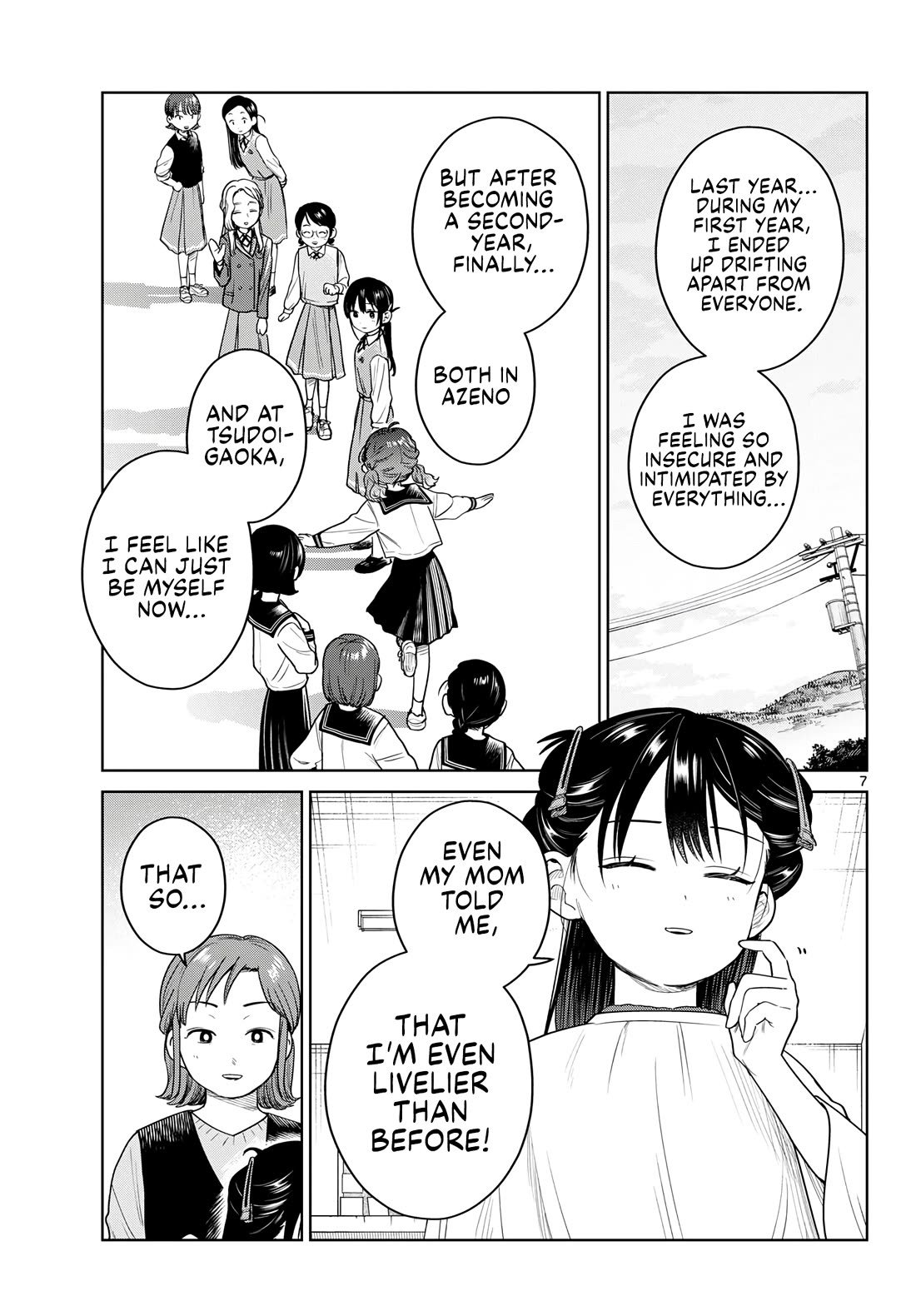 Futari Bus Chapter 44 page 7 - Chapter 44: Fluttering Hair