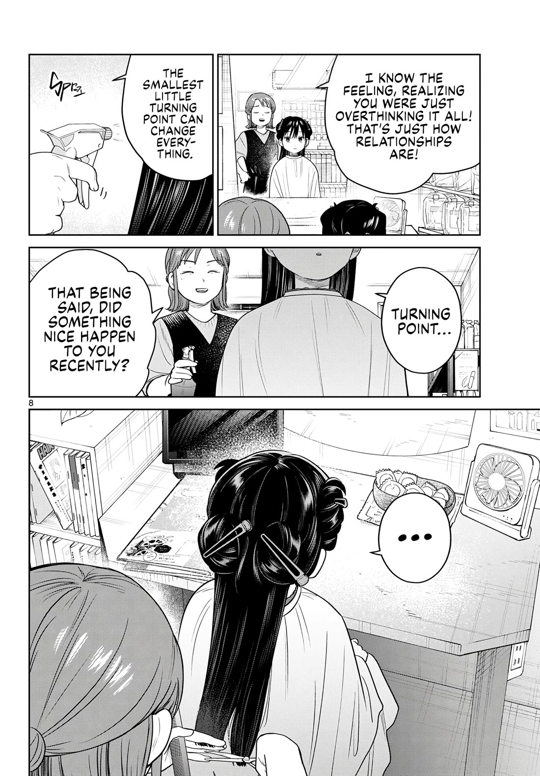 Futari Bus Chapter 44 page 8 - Chapter 44: Fluttering Hair