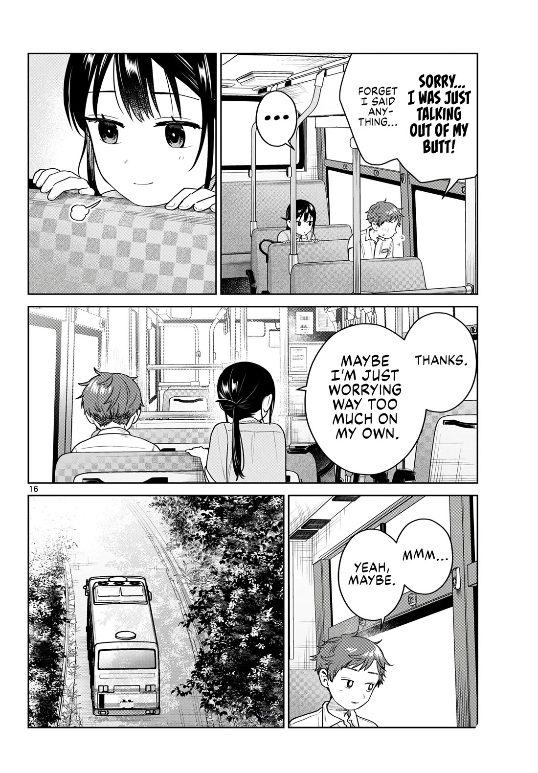Futari Bus Chapter 46 page 16 - Chapter 46: A Friend's Love
