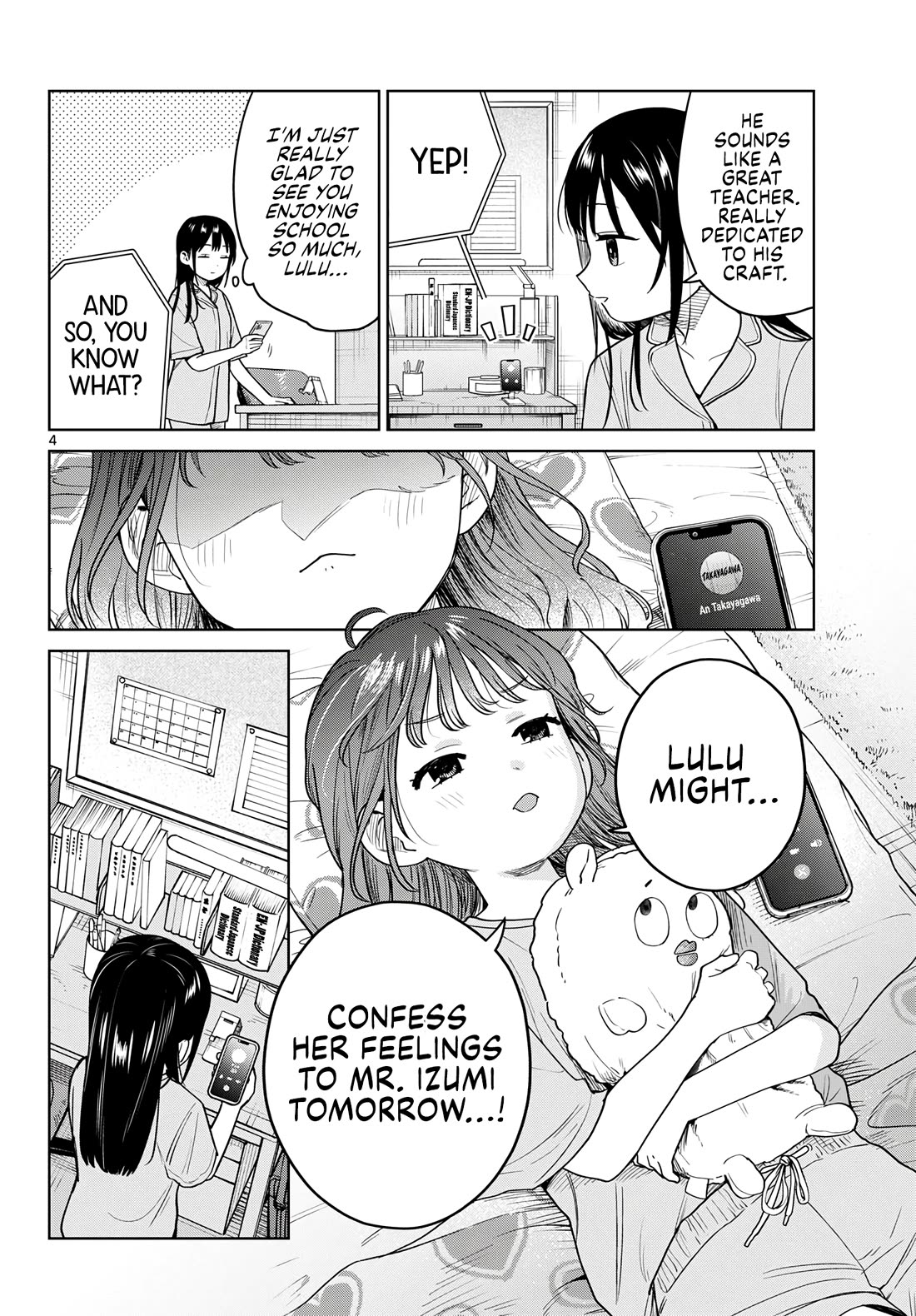 Futari Bus Chapter 46 page 4 - Chapter 46: A Friend's Love
