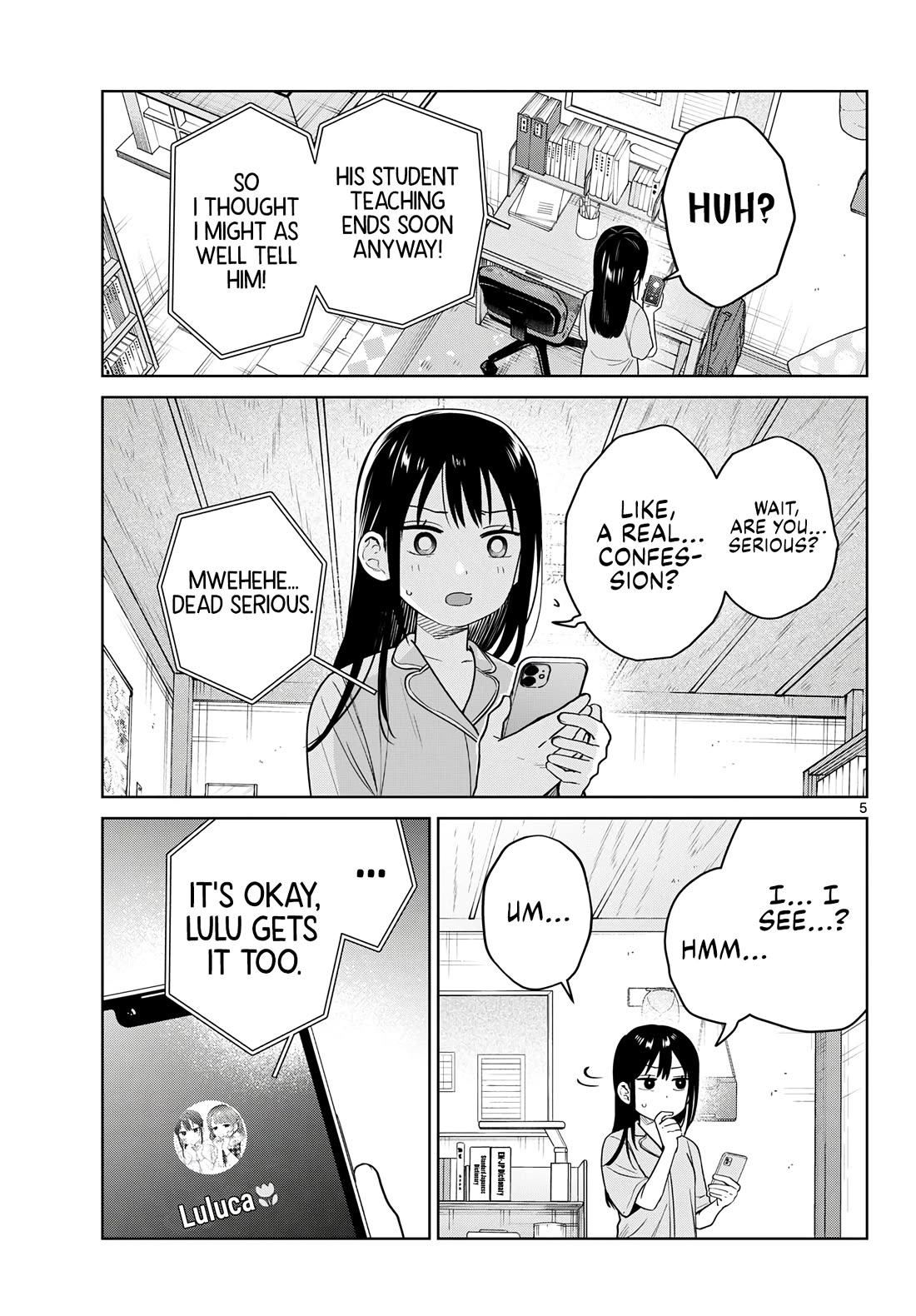 Futari Bus Chapter 46 page 5 - Chapter 46: A Friend's Love
