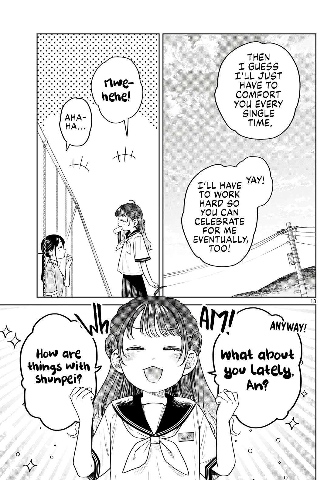 Futari Bus Chapter 47 page 13 - Chapter 47: Back and Forth