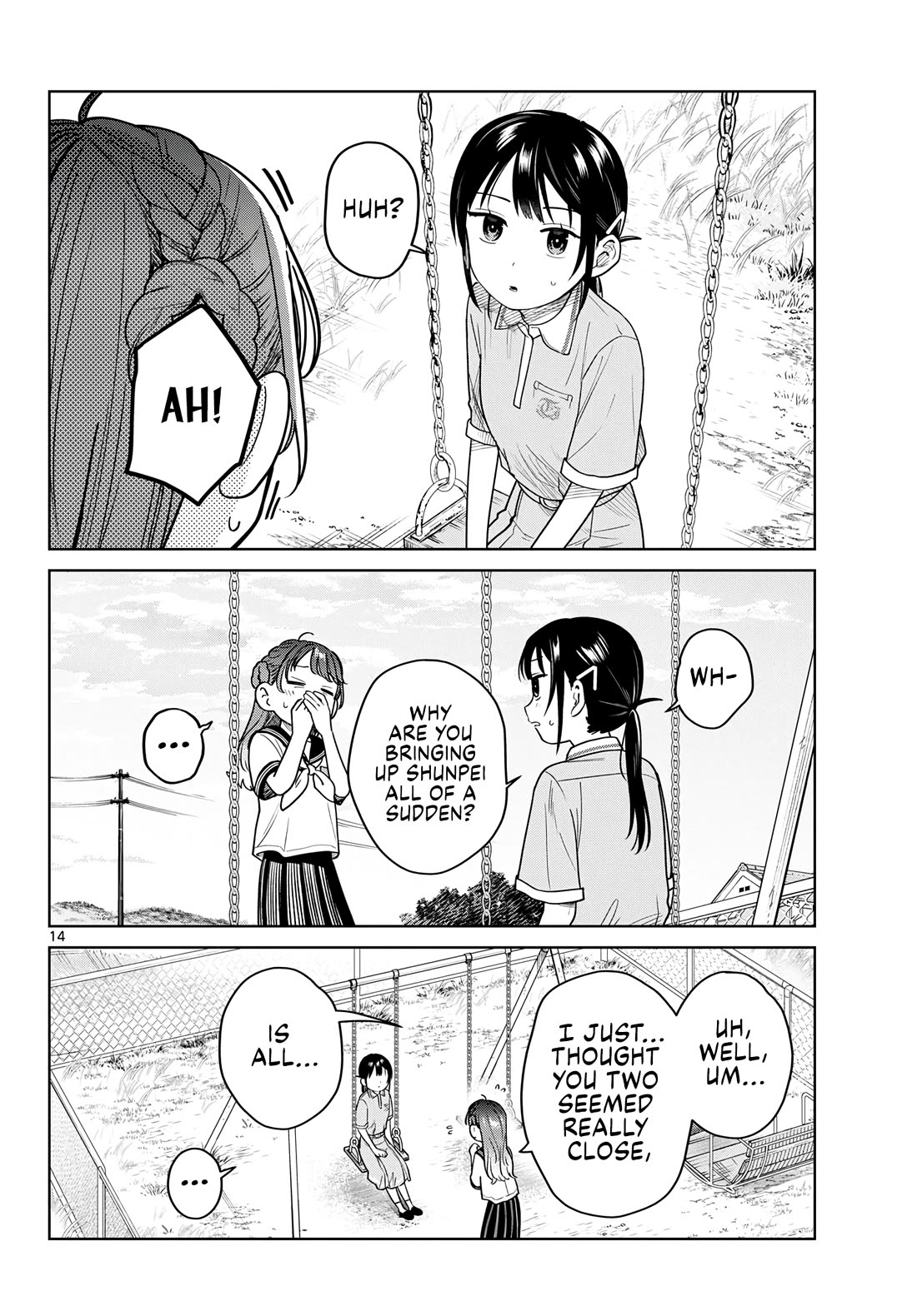 Futari Bus Chapter 47 page 14 - Chapter 47: Back and Forth