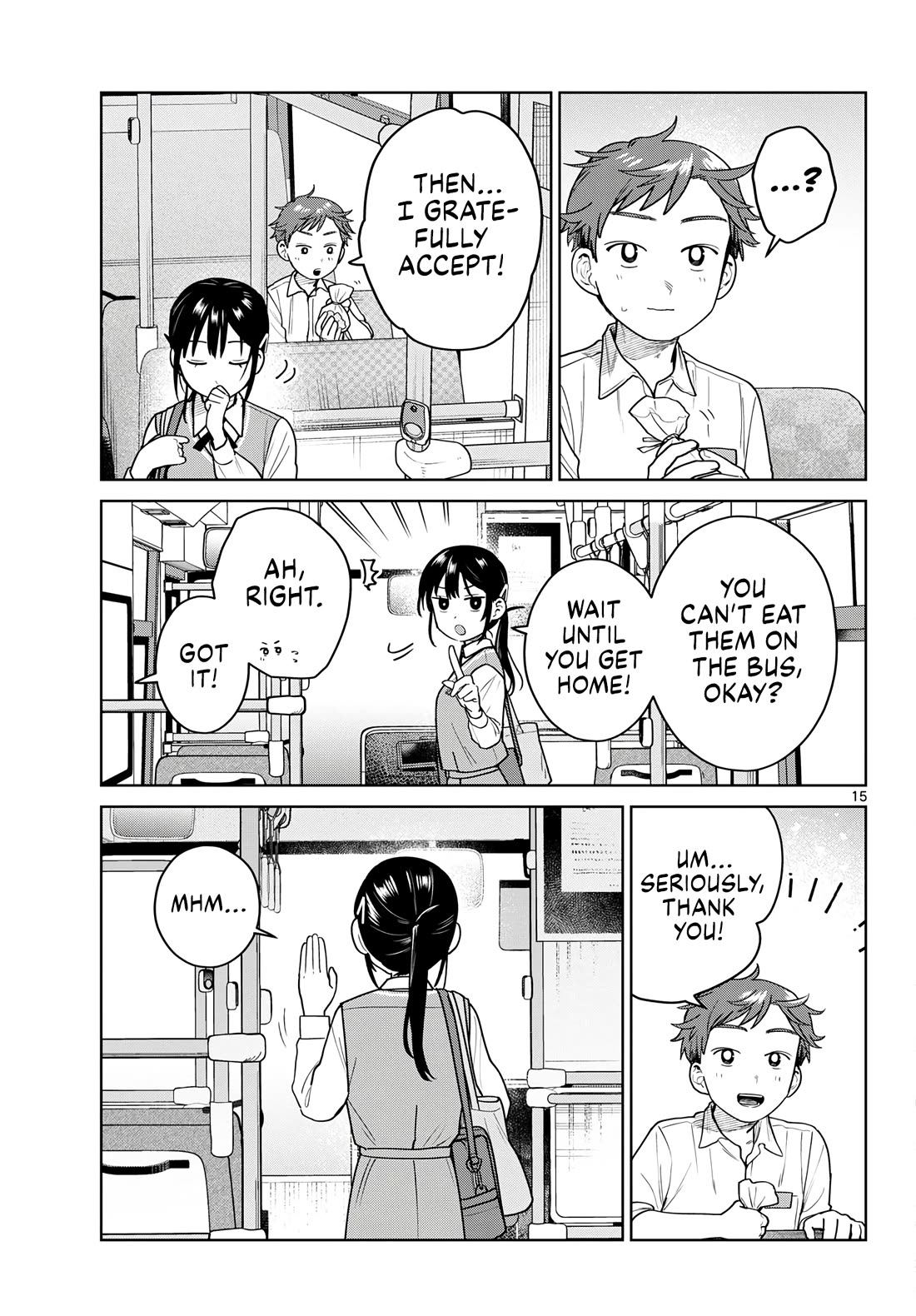 Futari Bus Chapter 48 page 15 - Chapter 48: Sharing a Bite