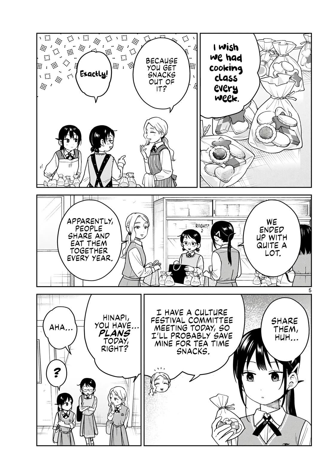 Futari Bus Chapter 48 page 5 - Chapter 48: Sharing a Bite
