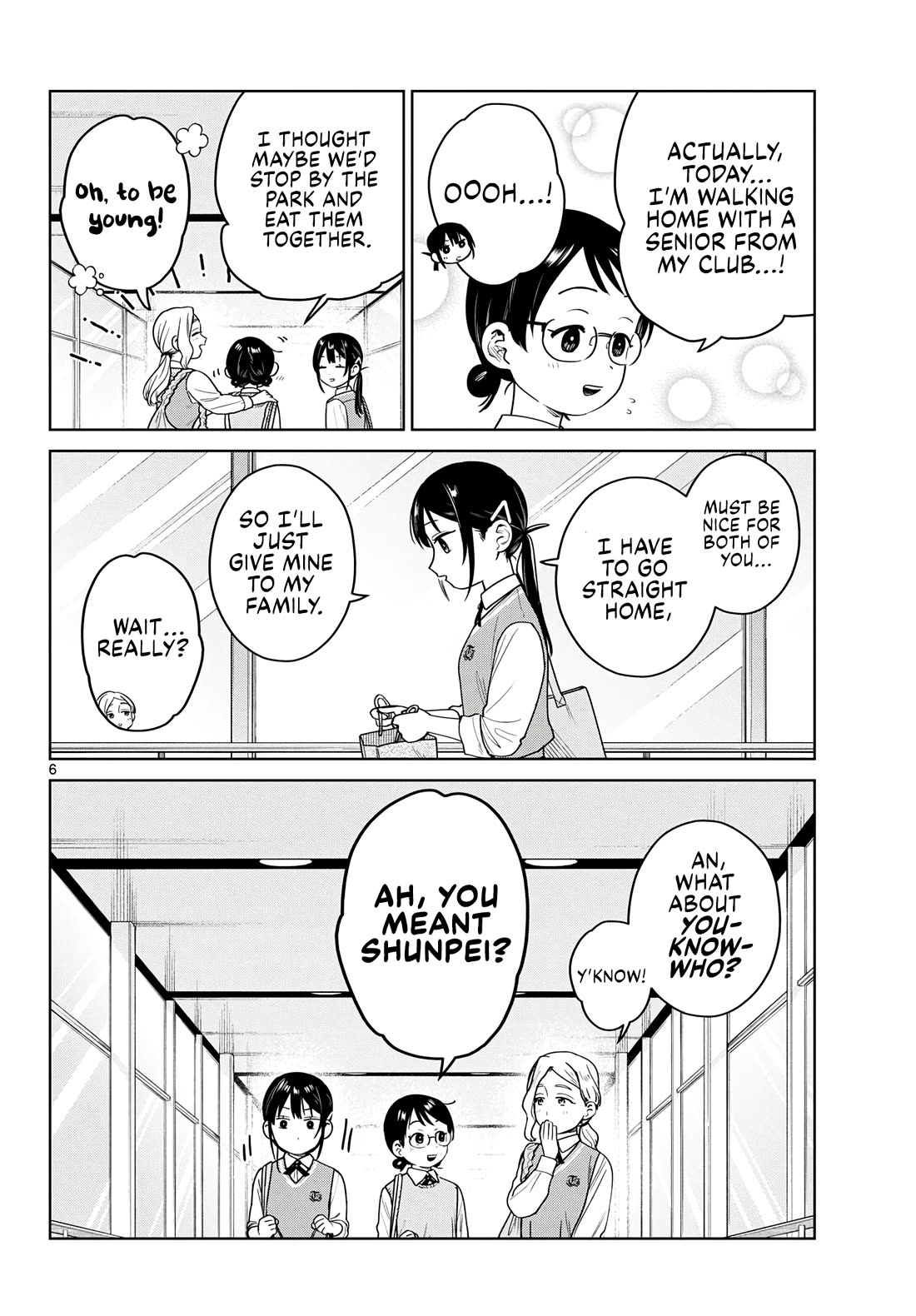 Futari Bus Chapter 48 page 6 - Chapter 48: Sharing a Bite