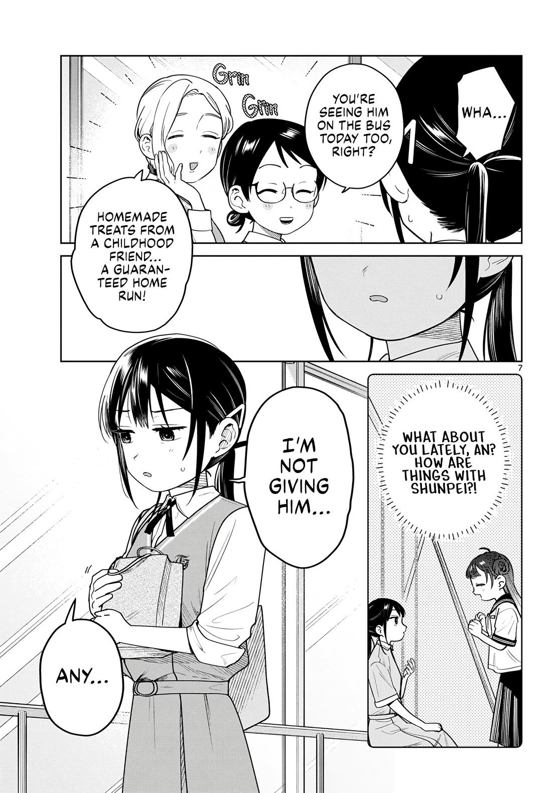 Futari Bus Chapter 48 page 7 - Chapter 48: Sharing a Bite