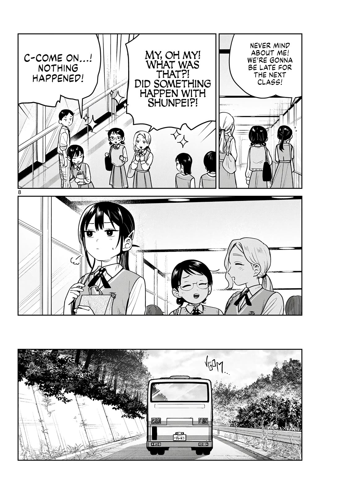 Futari Bus Chapter 48 page 8 - Chapter 48: Sharing a Bite