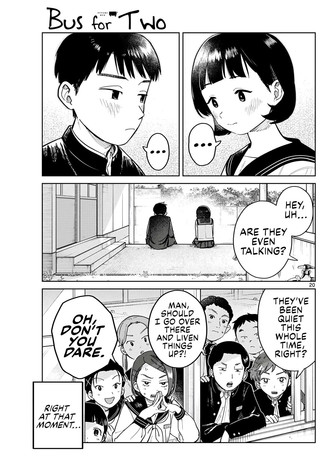 Futari Bus Chapter 5 page 1 - Chapter 5: Blossoming