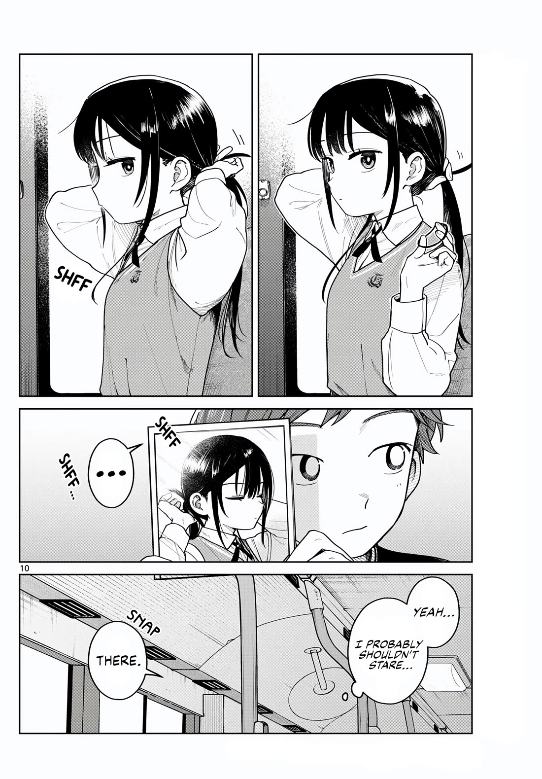 Futari Bus Chapter 6 page 10 - Chapter 6: Let Your Hair Down