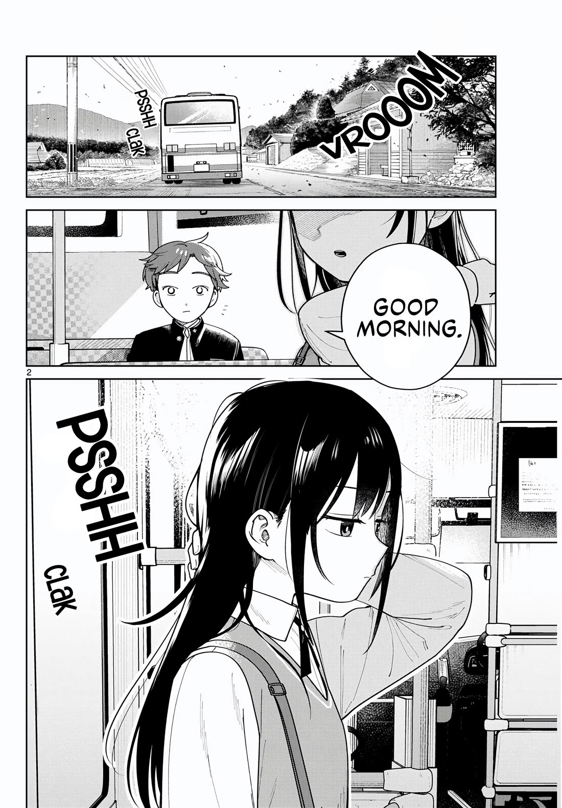 Futari Bus Chapter 6 page 2 - Chapter 6: Let Your Hair Down