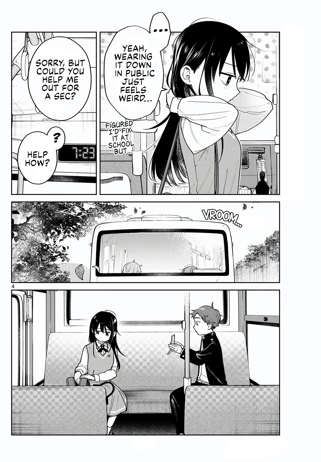 Futari Bus Chapter 6 page 4 - Chapter 6: Let Your Hair Down